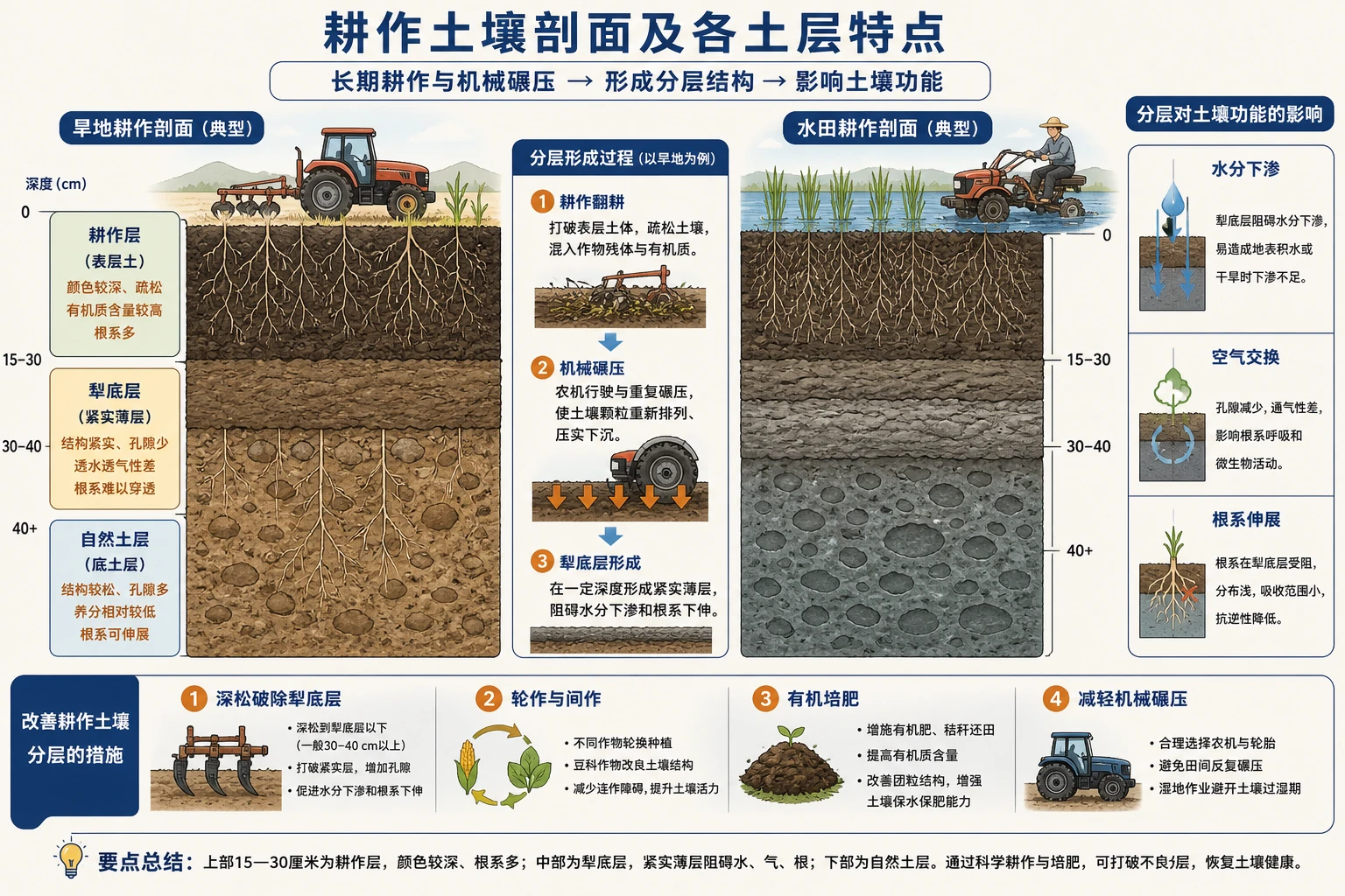 耕作土壤剖面与犁底层形成