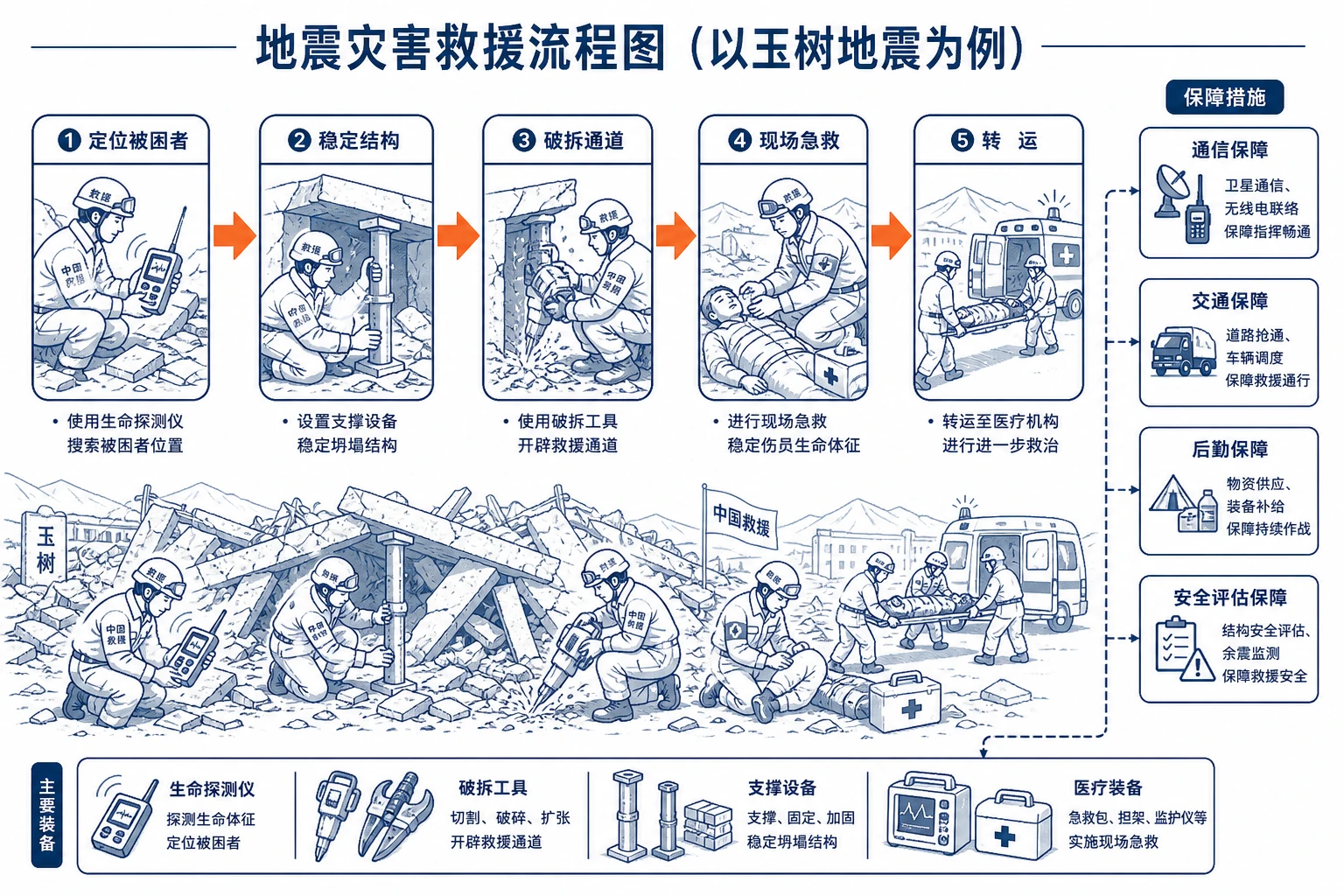 地震灾害救援流程