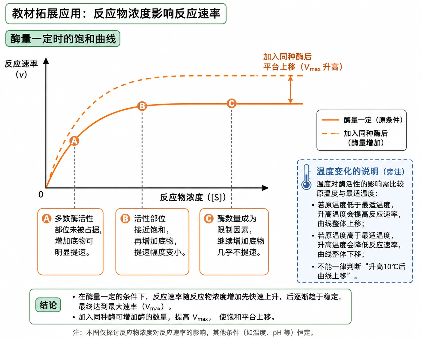 图06:教材拓展应用“反应物浓度影响反应速率”源图重绘——“酶量