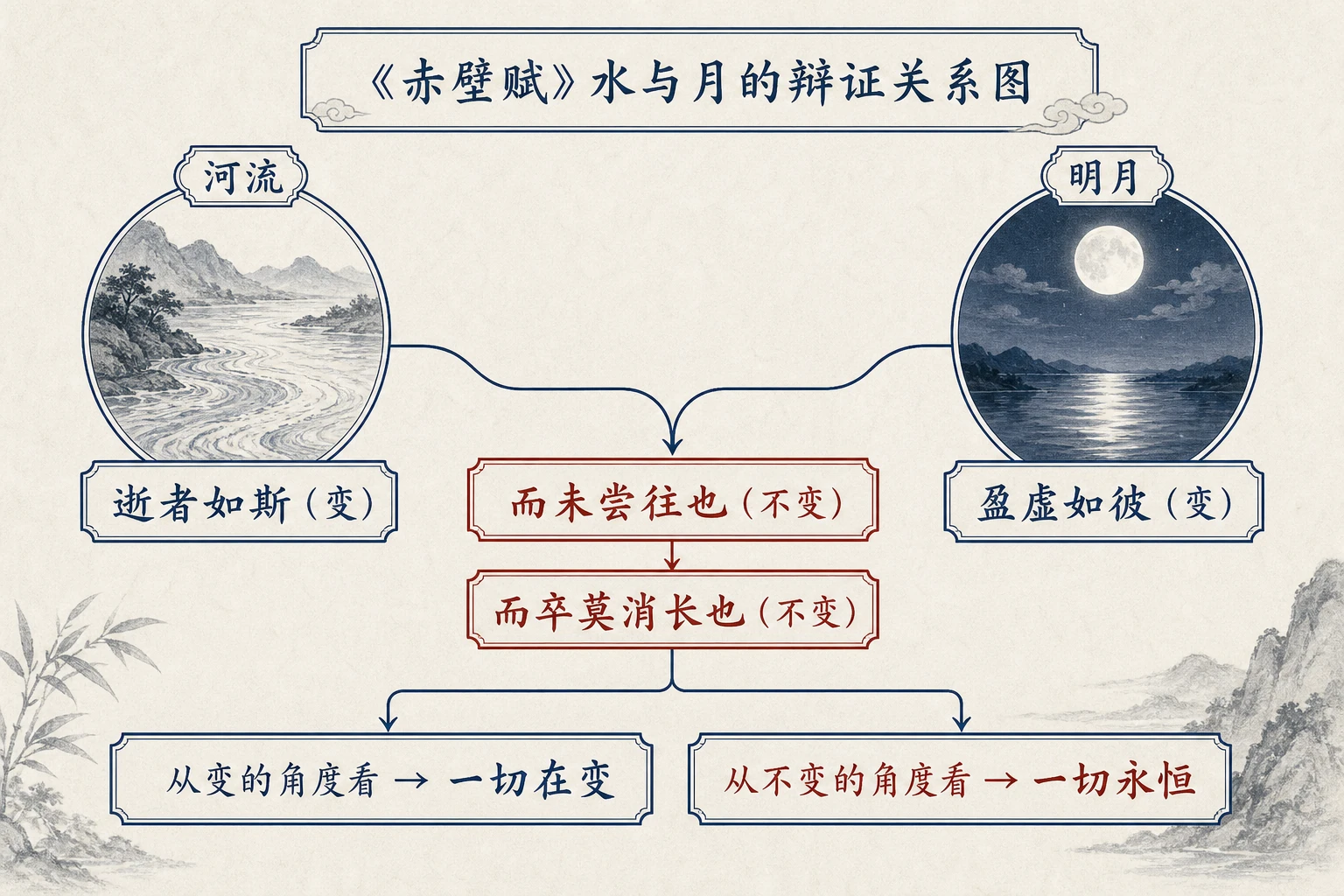 水与月的辩证关系