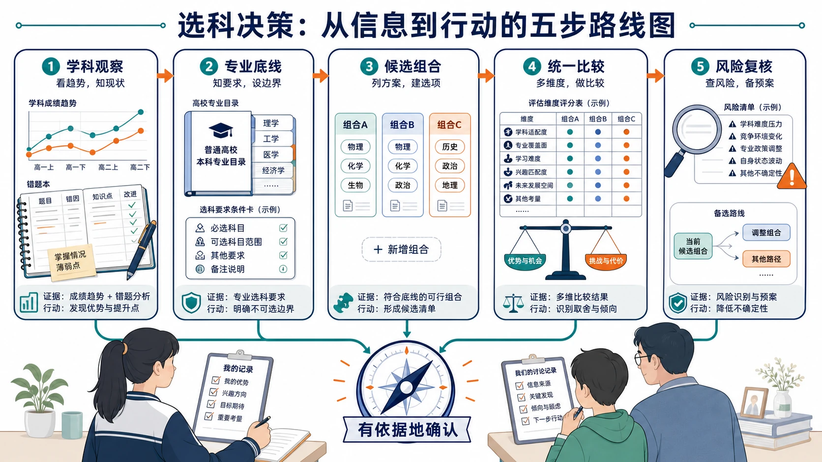选科决策五步路线图